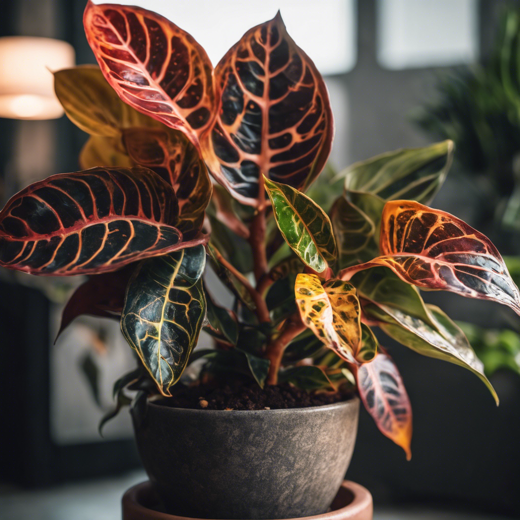 Indoor Croton Petra (Codiaeum Petra): 1-2 Feet Tall